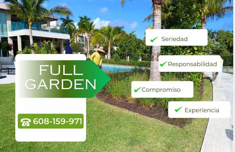 Jardineros a domicilio de Full Garden en Madrid